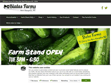 Tablet Screenshot of bialasfarms.com